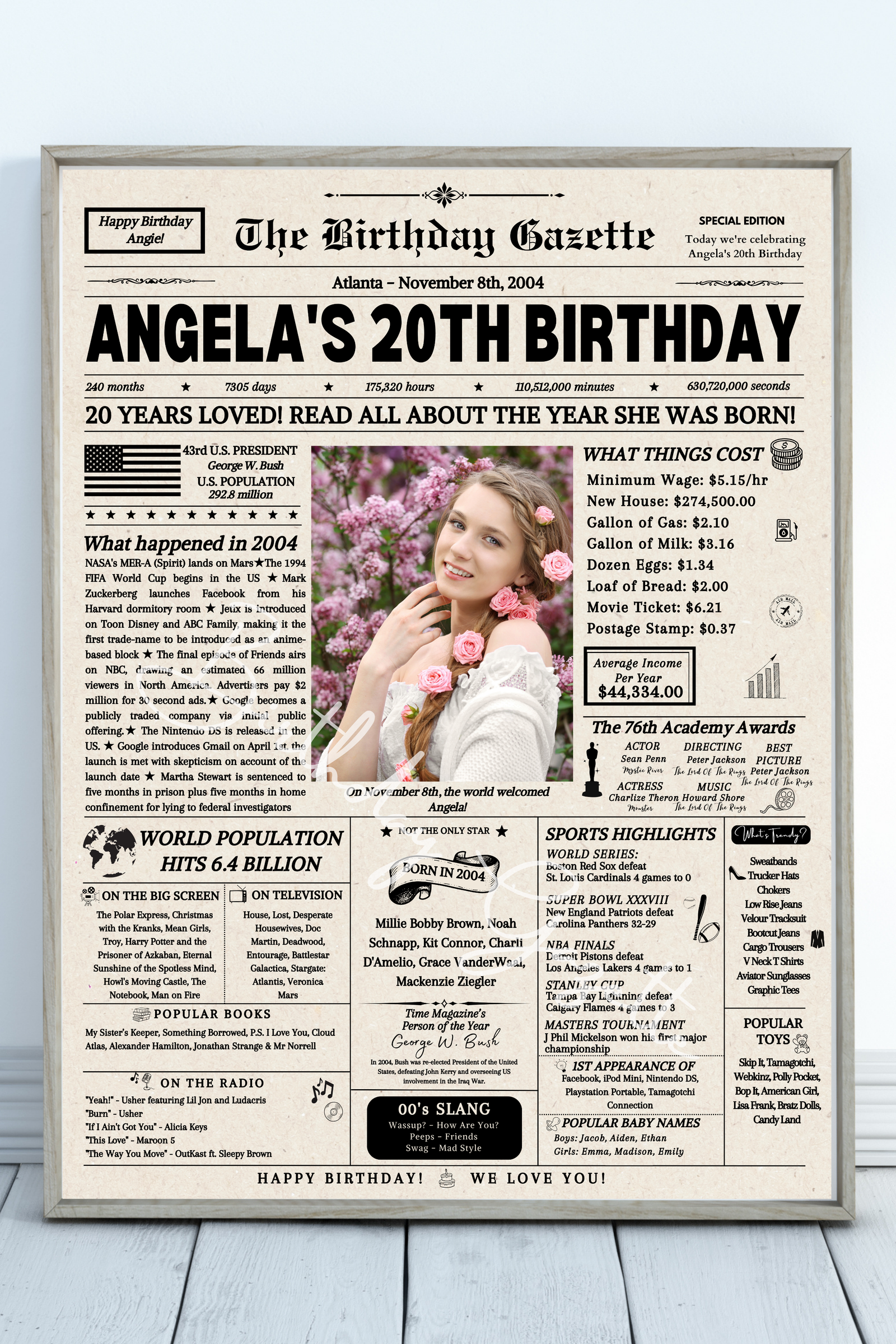 personalized birthday newspaper personalized birthday newspaper