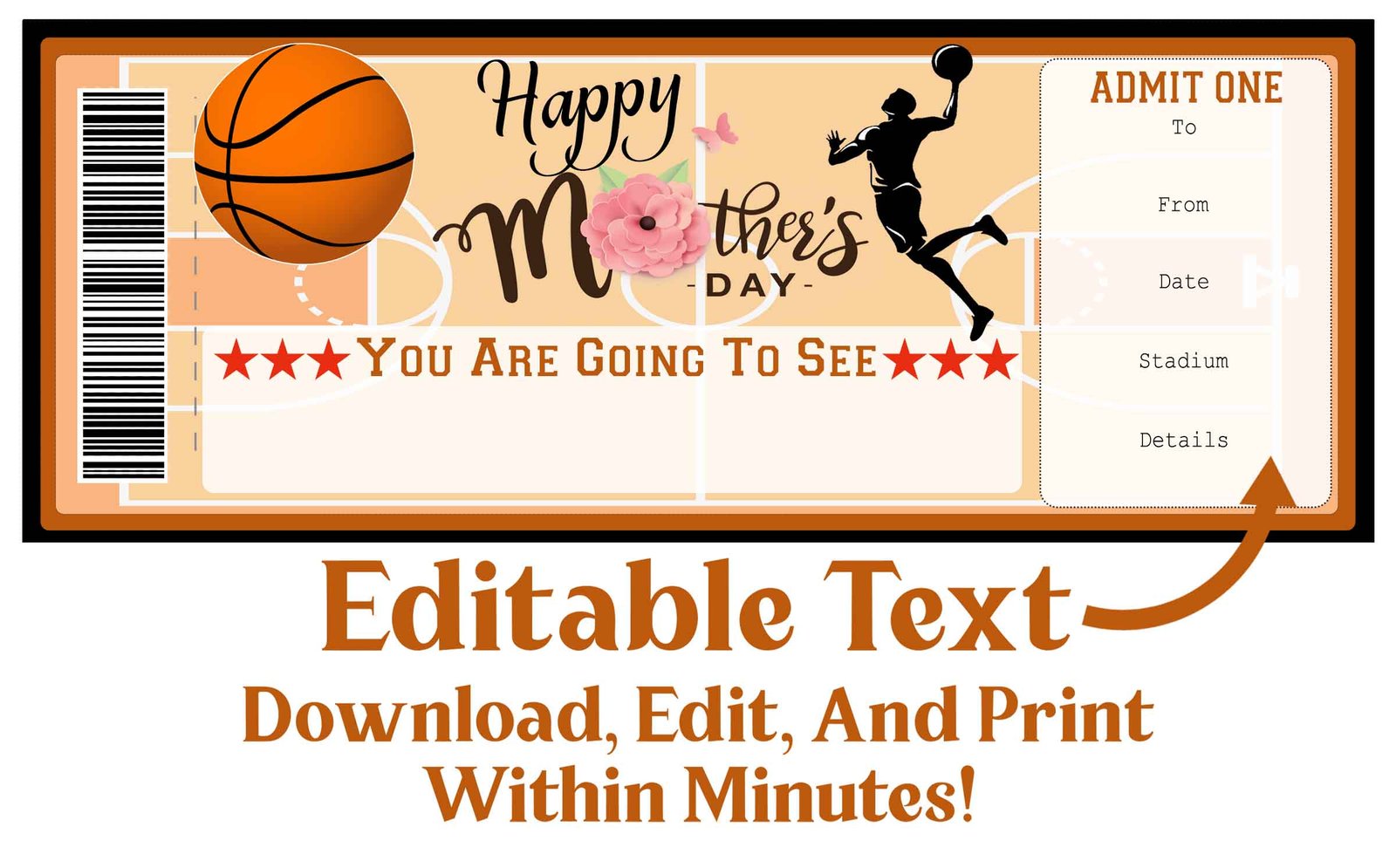 B Ball Happy Mothers Day 1