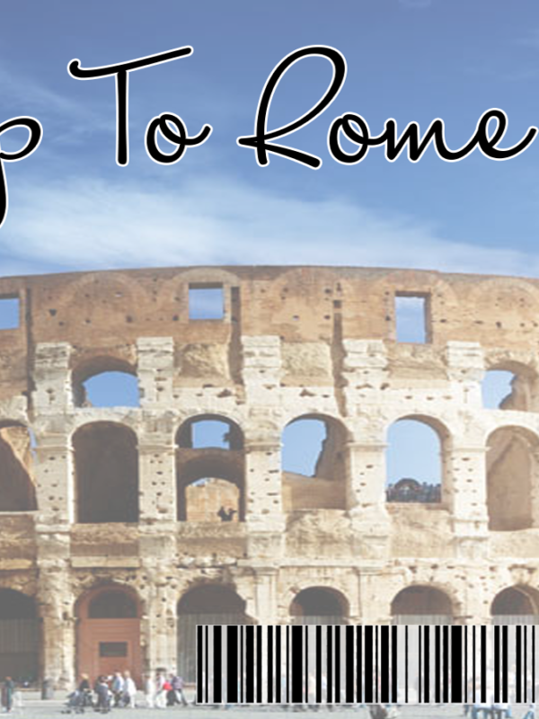 Rome Boarding Pass - Print And Give A Ticket