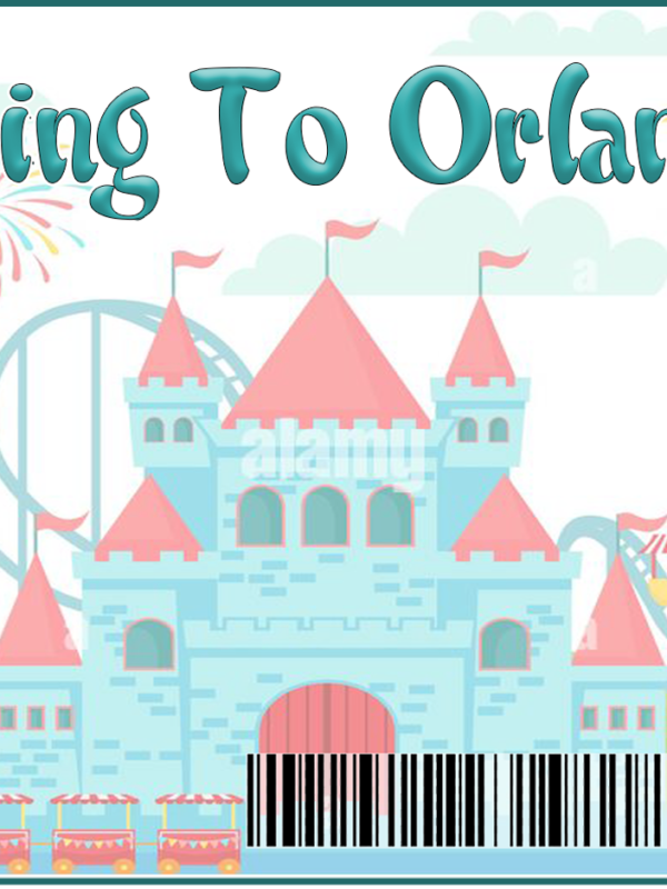 Orlando Boarding Pass - Print And Give A Ticket