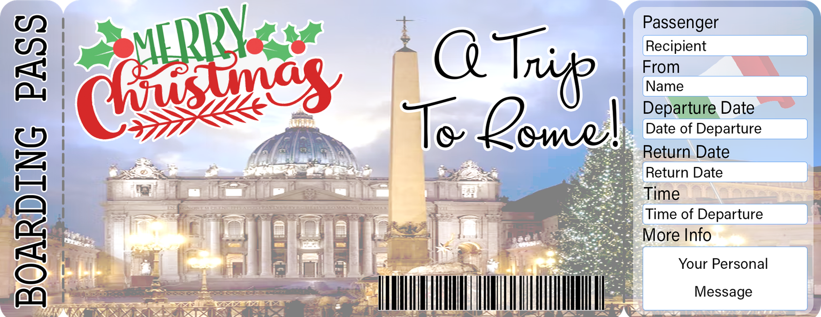 BP Rome XMAS Listing