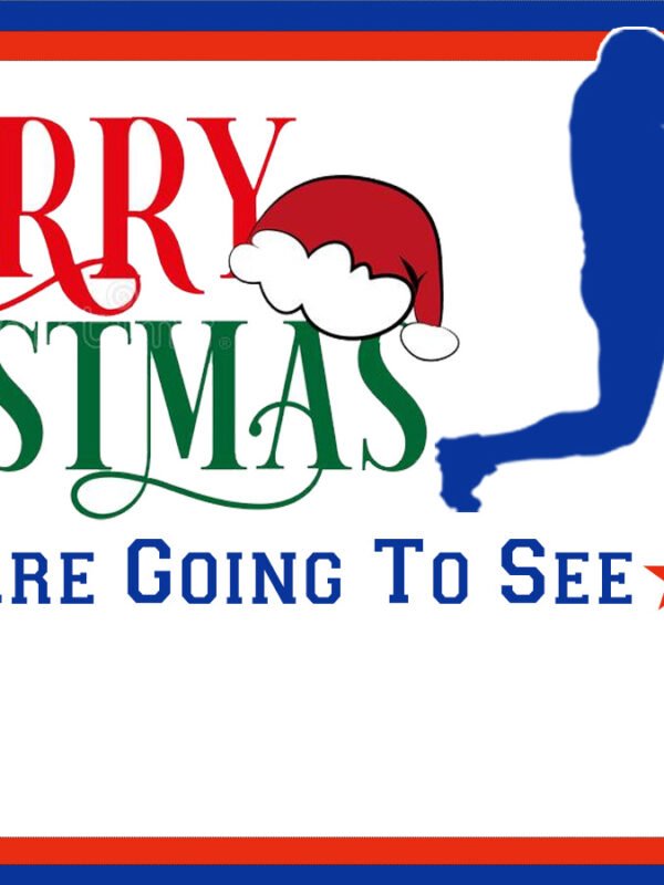 Christmas Baseball Game Gift Ticket - Print And Give A Ticket