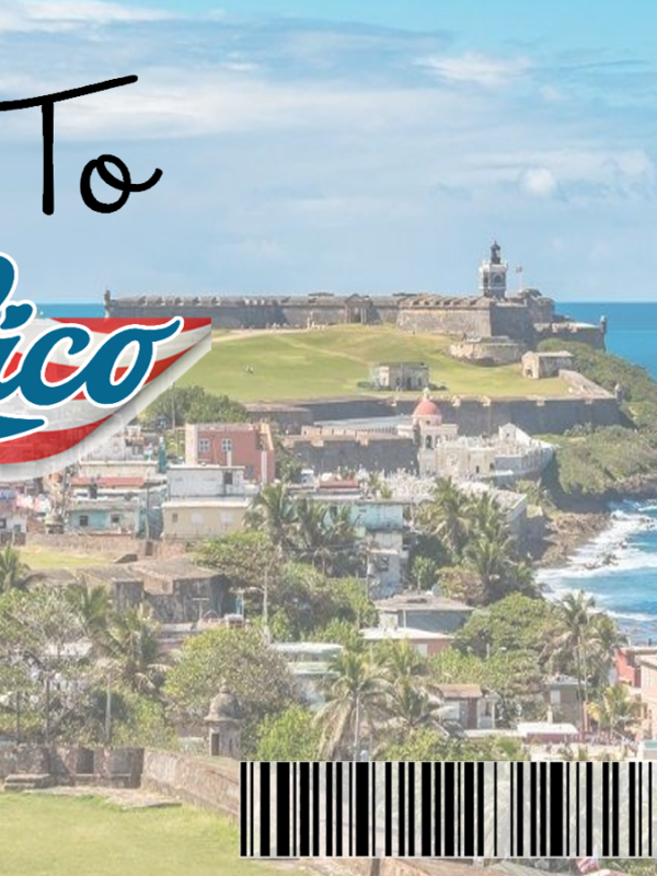 Puerto Rico Boarding Pass - Print And Give A Ticket