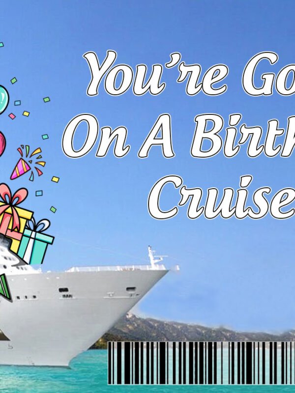 Birthday Cruise Boarding Pass - Print And Give A Ticket