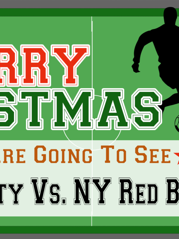 Christmas Soccer Game Ticket - Print And Give A Ticket