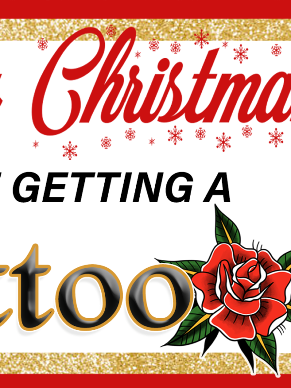 Christmas Tattoo Gift Voucher - Print And Give A Ticket