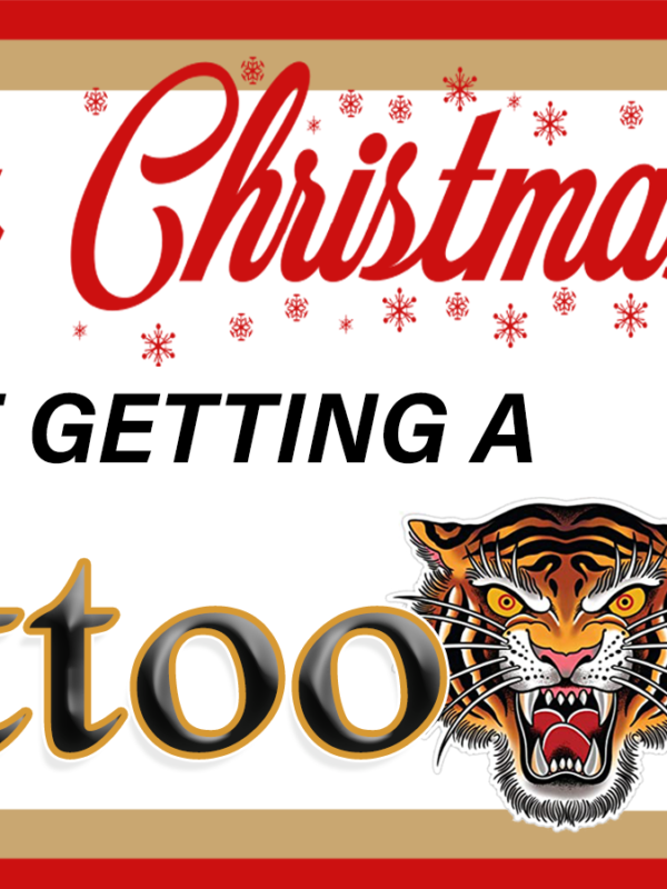 Christmas Tattoo Gift Voucher 2 - Print And Give A Ticket