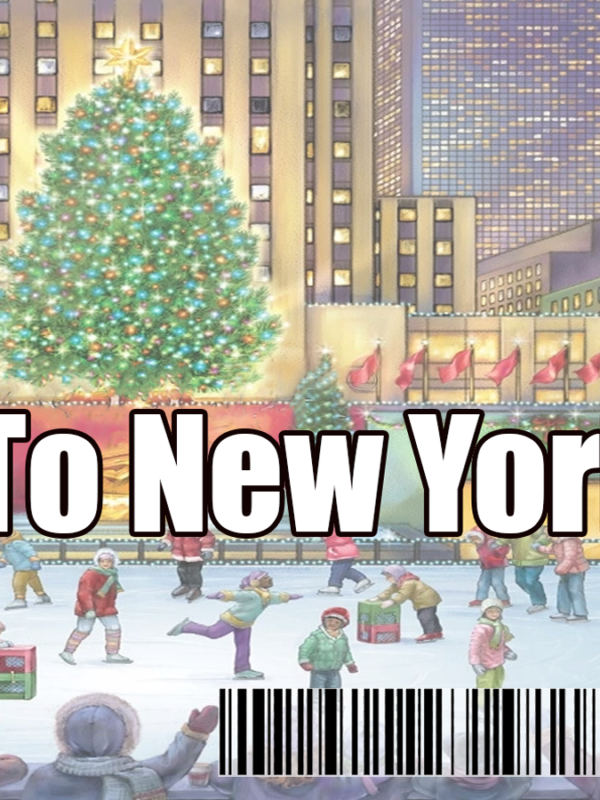 Christmas New York Boarding Pass Surprise Gift - Print And Give A Ticket