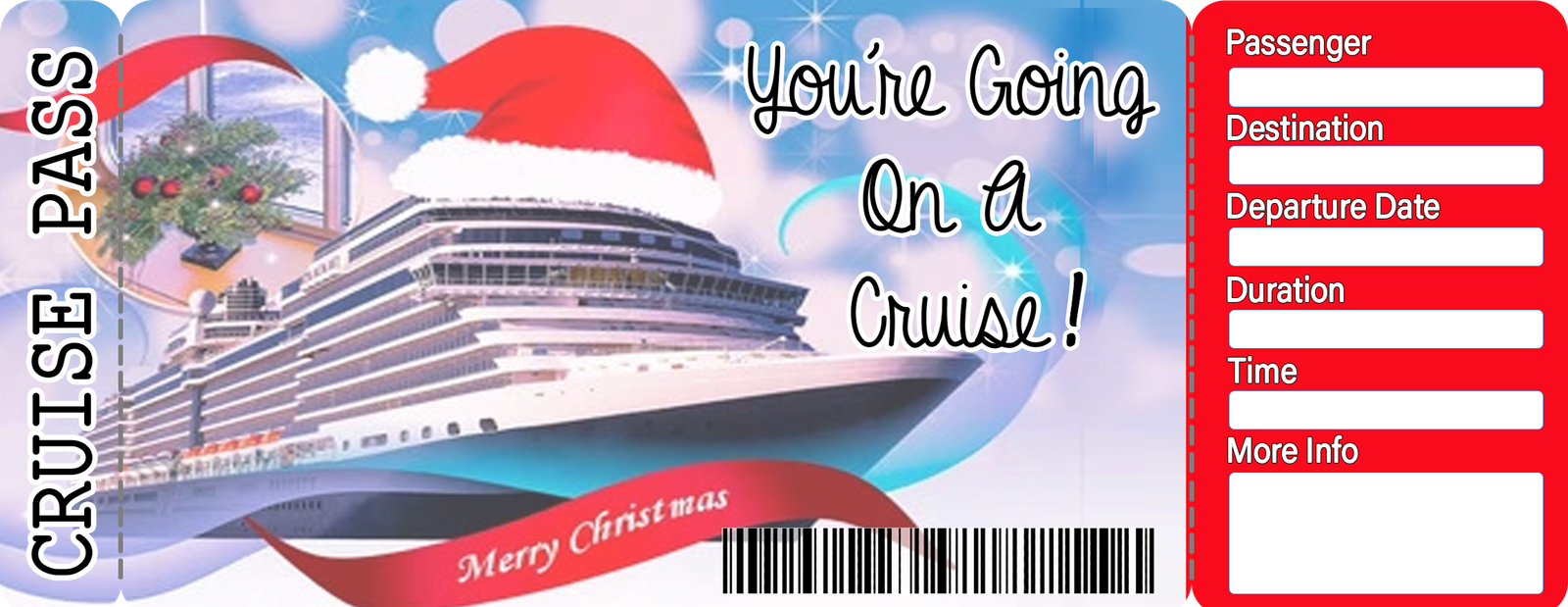 XMAS Cruise BP Form