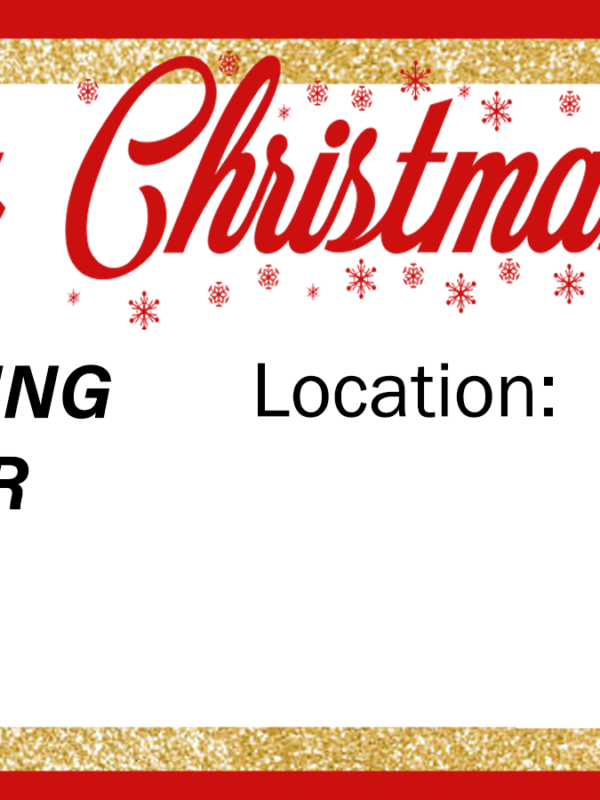 Christmas Dinner Gift - Print And Give A Ticket
