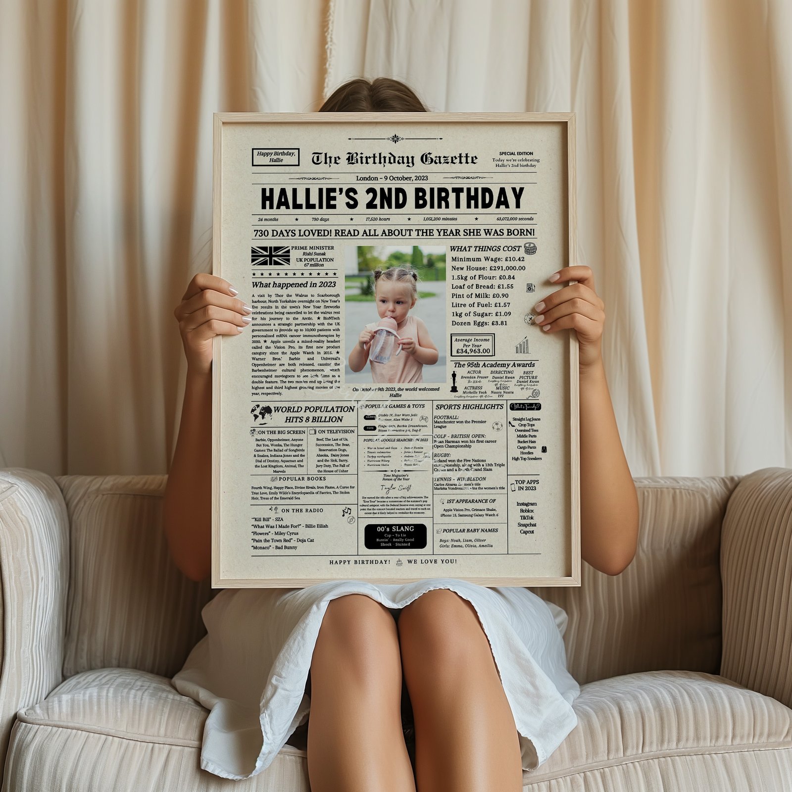 2nd Personalized Birthday Newspaper UK 2nd Personalized Birthday Newspaper UK