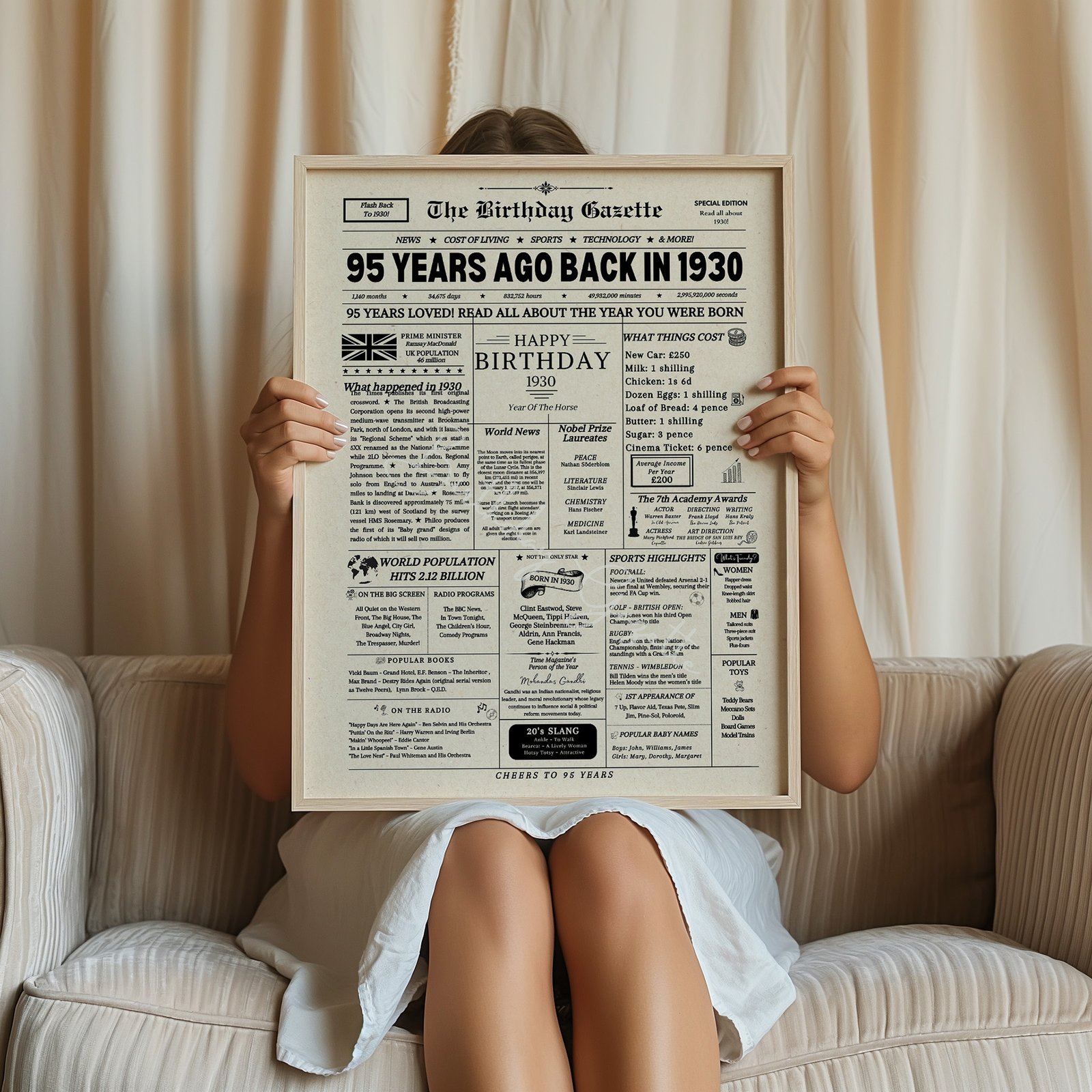 95th Birthday Newspaper United Kingdom 95th Birthday Newspaper United Kingdom