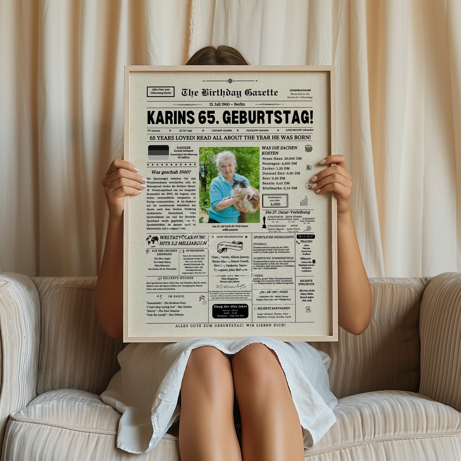 65th Birthday Newspaper Germany 65th Birthday Newspaper Germany