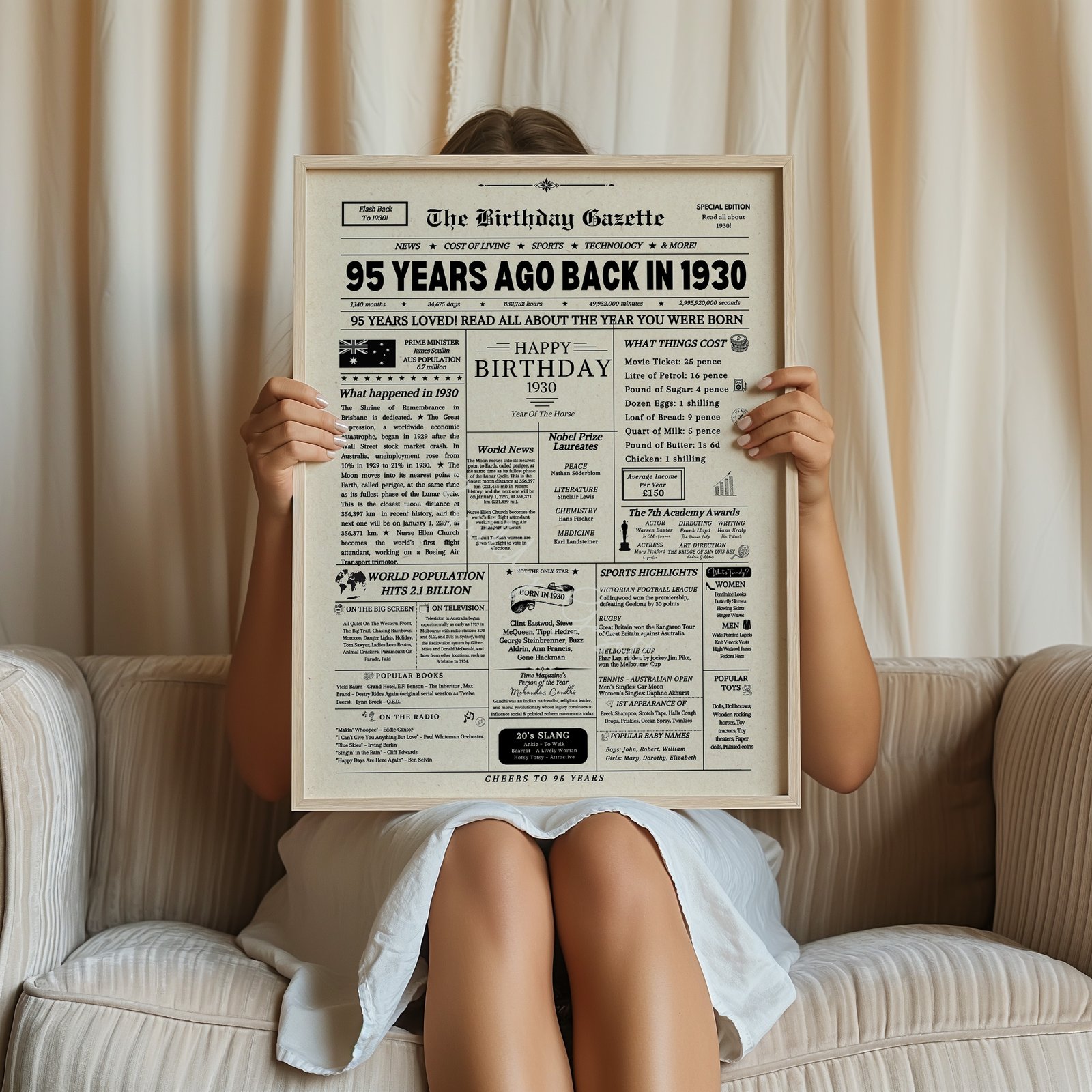 95th Birthday Newspaper Download Australia 95th Birthday Newspaper Download Australia