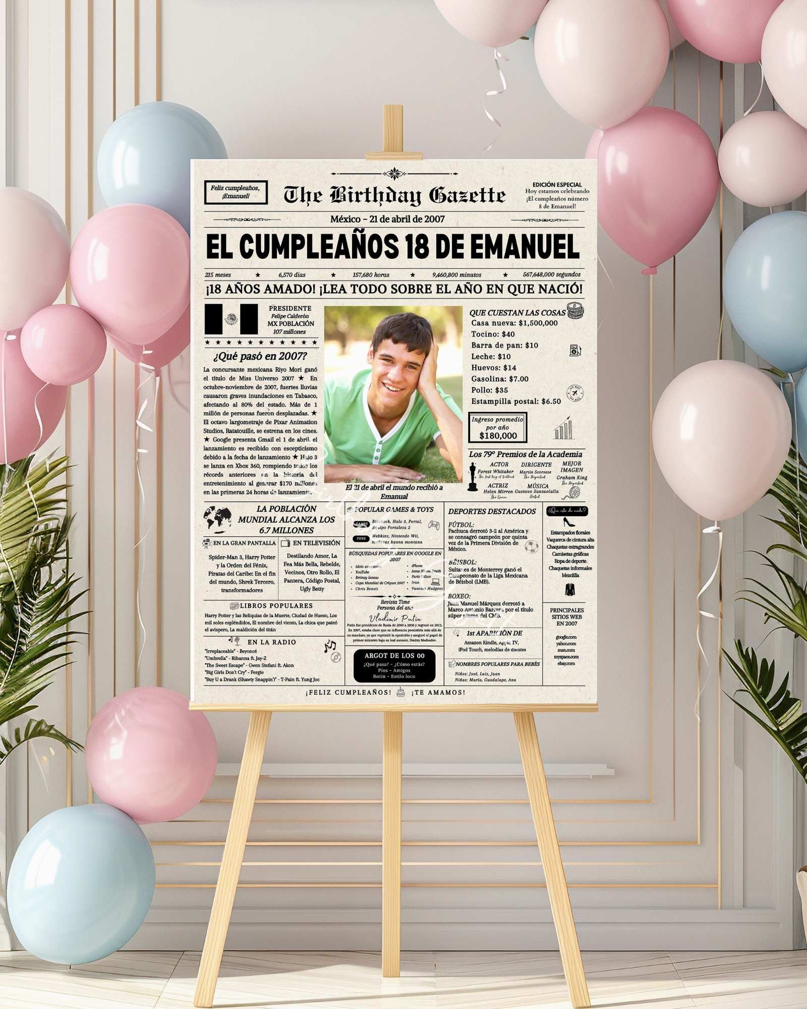 18th birthday newspaper 18th birthday newspaper