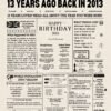 13th Birthday Newspaper Canada