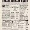 3rd Birthday Newspaper United Kingdom