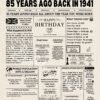 85th Birthday Newspaper UK